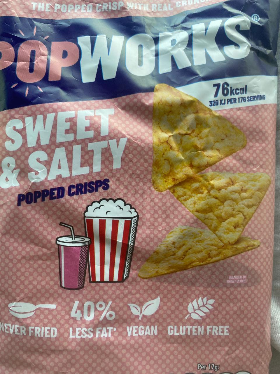 Fotografie - Sweet&salty Popped crisps Popworks