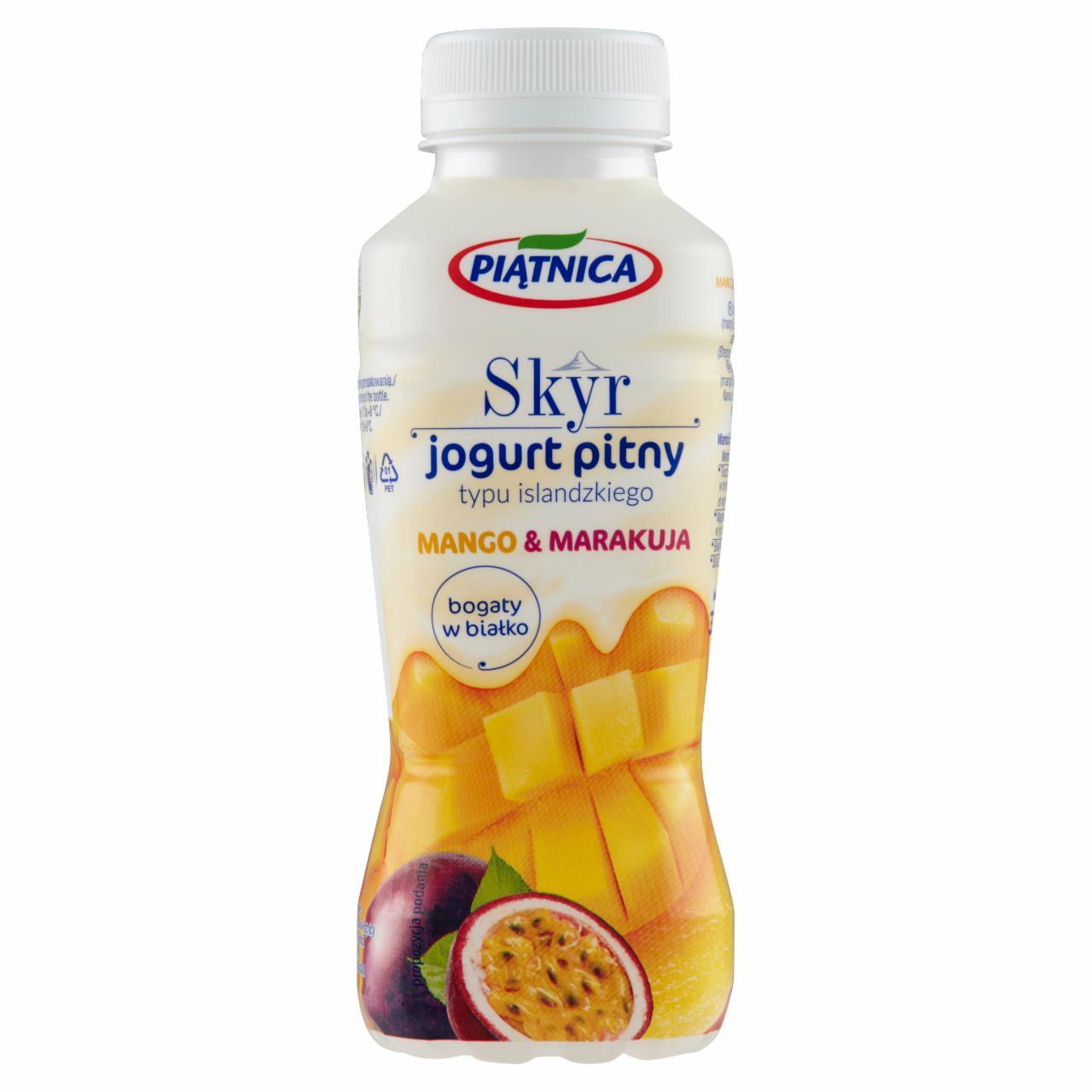 Fotografie - Skyr jogurt pitny mango & marakuja Piątnica