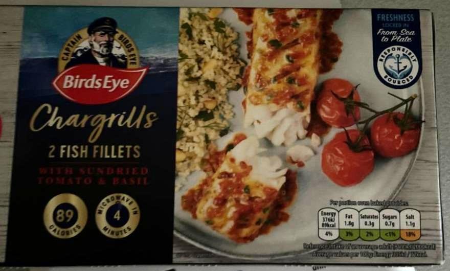 Fotografie - Chargrills 2 Fish Fillets with Sundried Tomato & Basil BirdsEye
