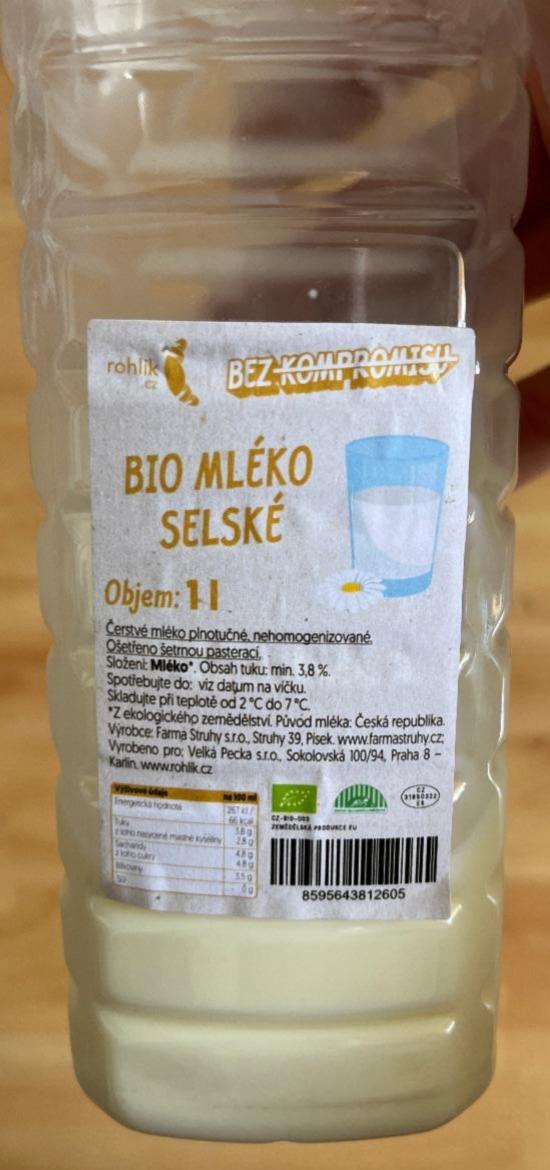 Fotografie - Bio mléko selské Rohlik.cz