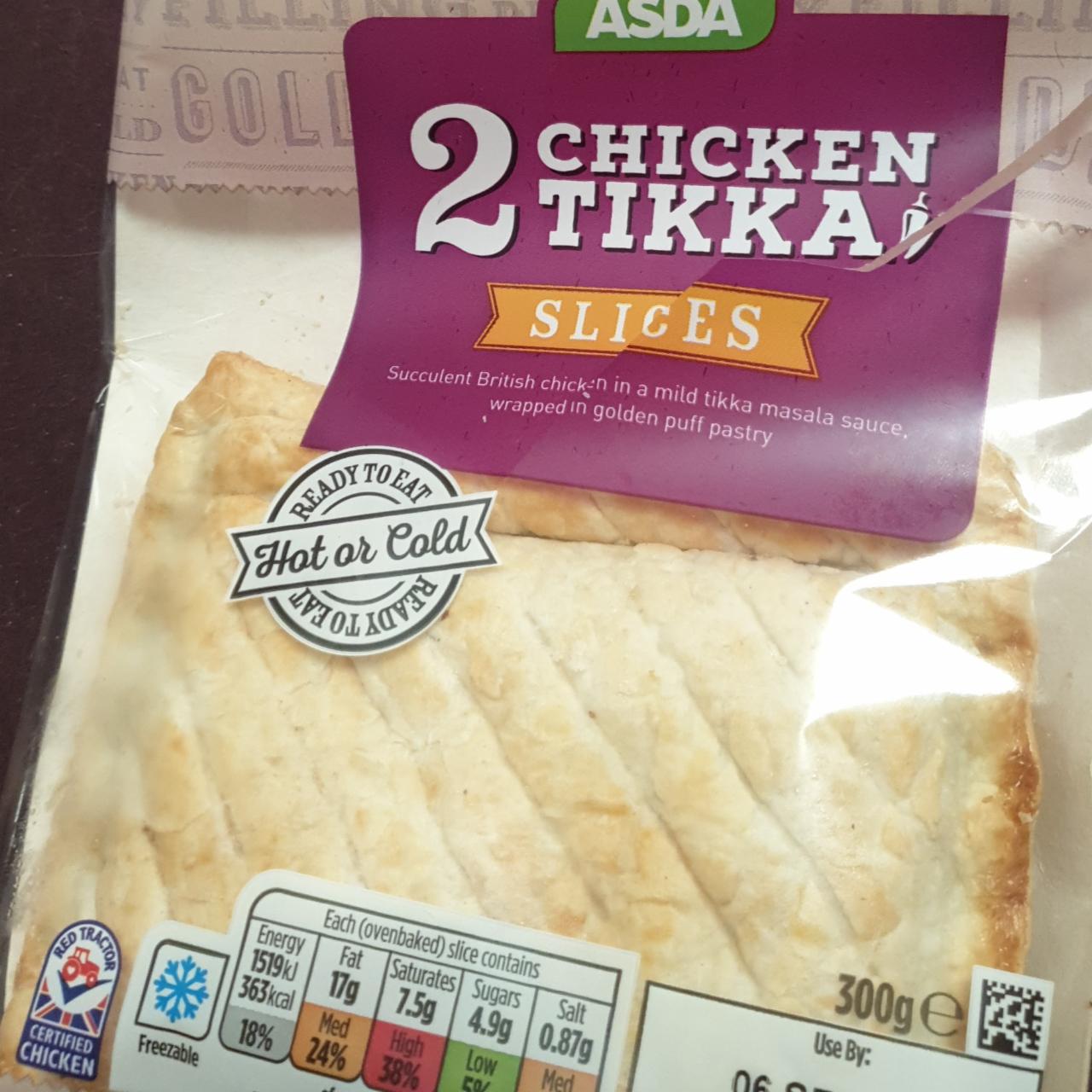 Fotografie - 2 Chicken Tikka Slices Asda