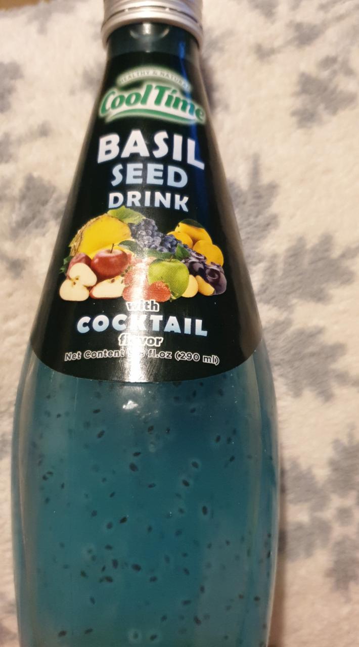 Fotografie - Basil seed drink cocktail