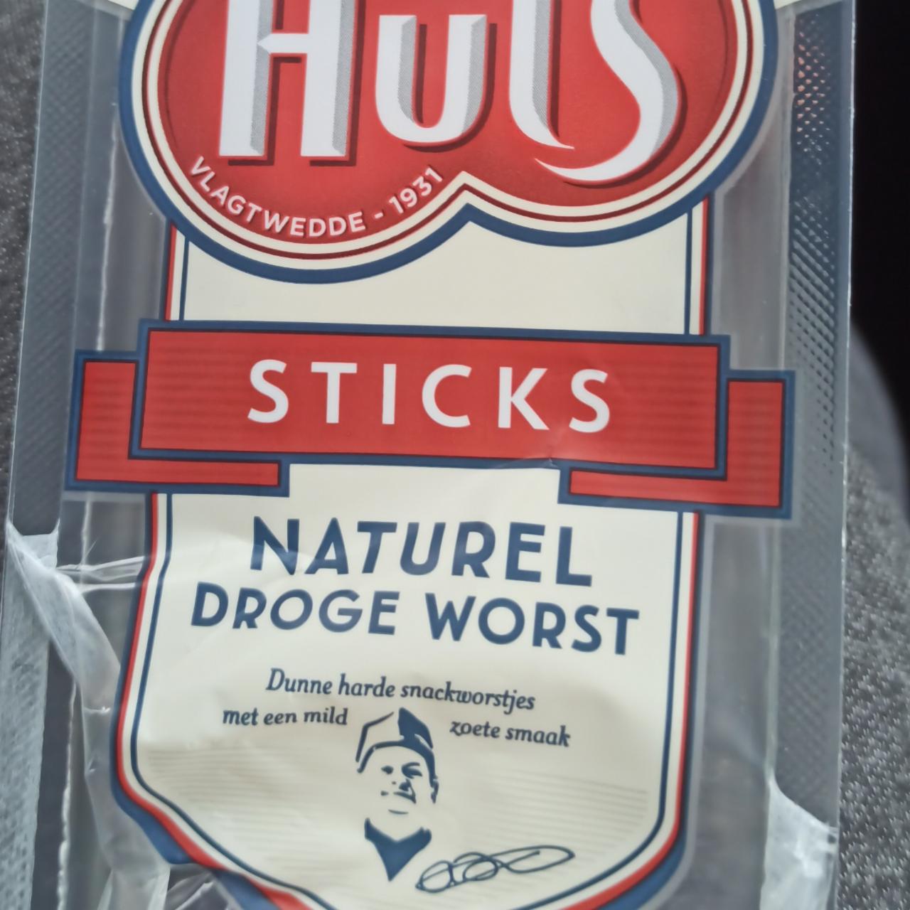 Fotografie - Sticks Naturel droge worst Huls