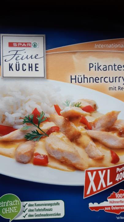 Fotografie - Pikantes Hühnercurry mit Reis SPAR Feine Küche