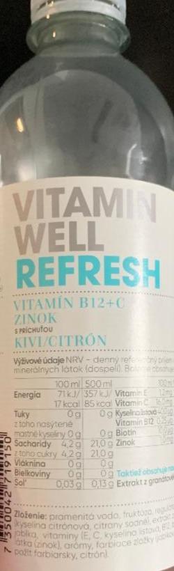 Fotografie - vitamin well refresh