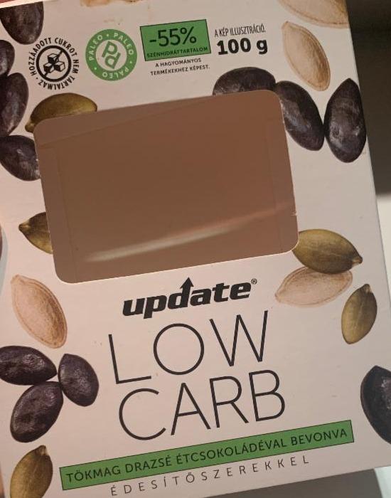 Fotografie - LowCarb Paleo dýňová semínka v hořké čokoládě Norbi Update