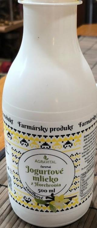 Fotografie - Jogurtové mlieko z Horehronia vanilkové Agravital