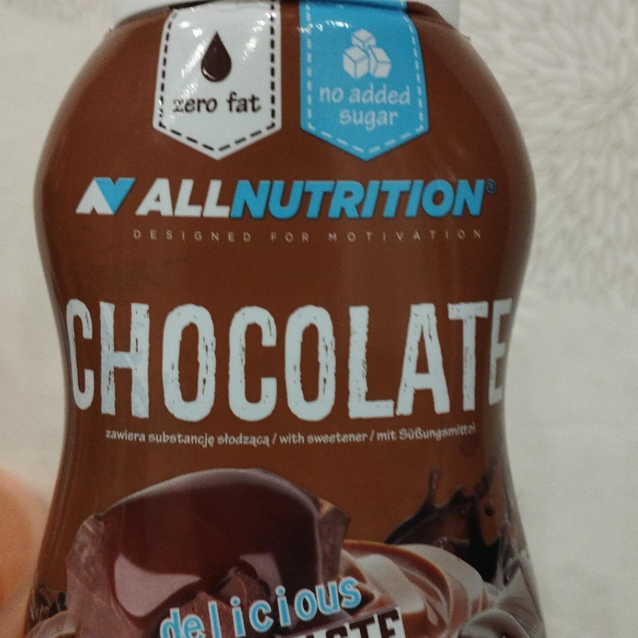 Fotografie - Chocolate Allnutrition