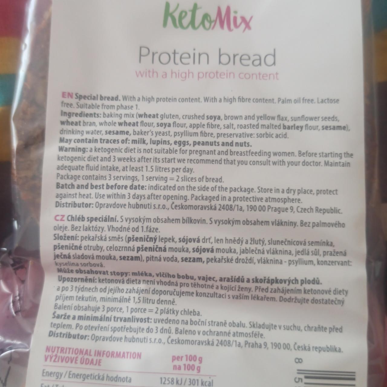 Fotografie - Protein bread KetoMix