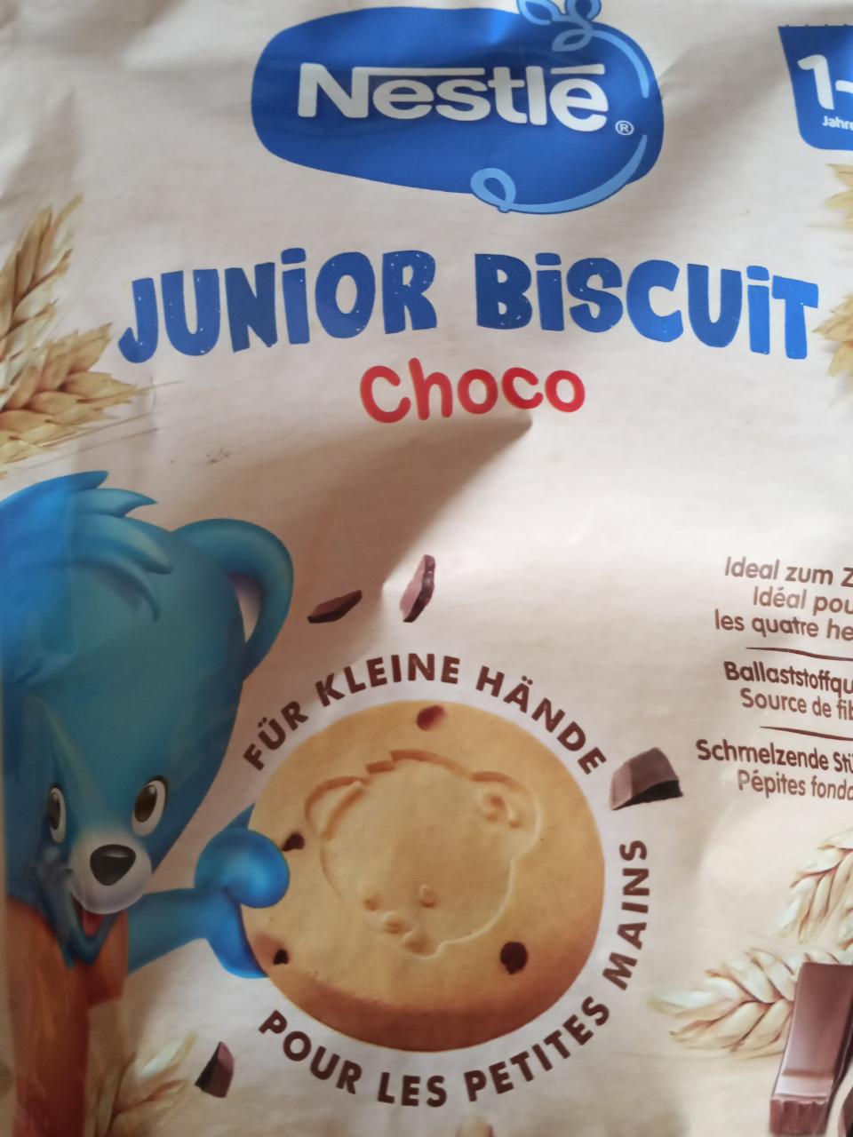 Fotografie - Junior Biscuit Choco Nestlé