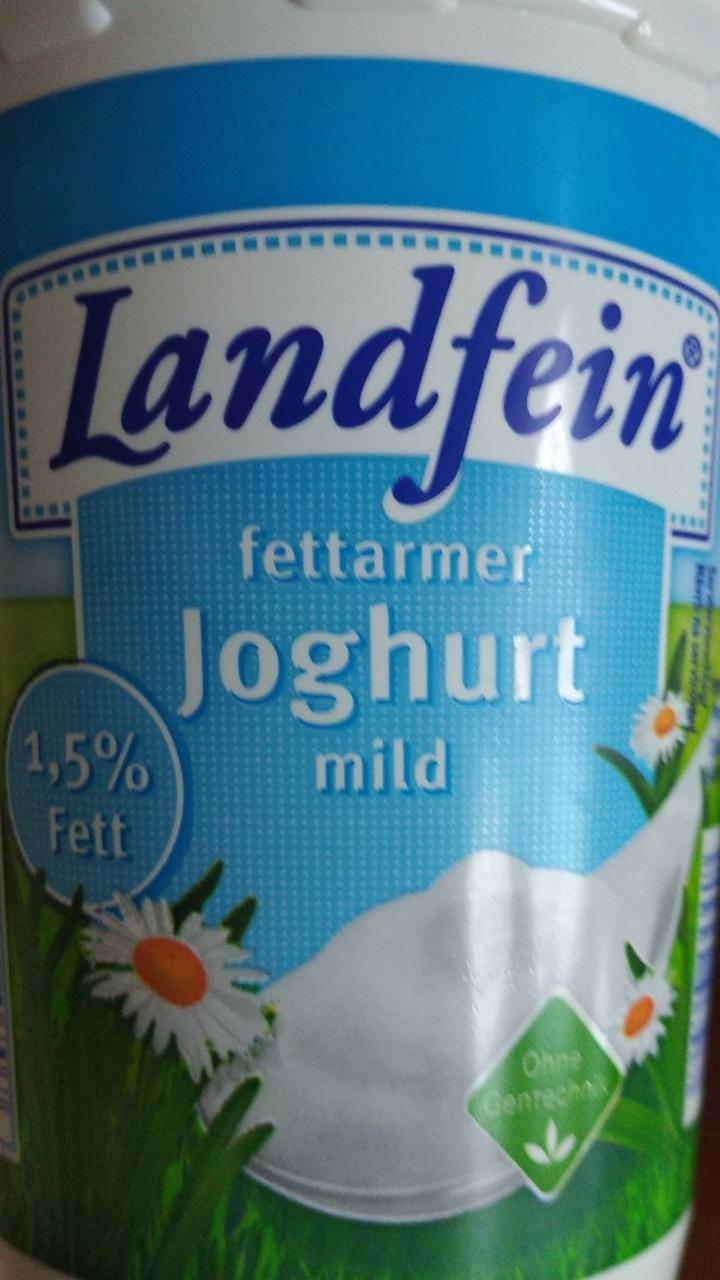 Fotografie - Joghurt fettarmer mild 1,5% Fett Landfein