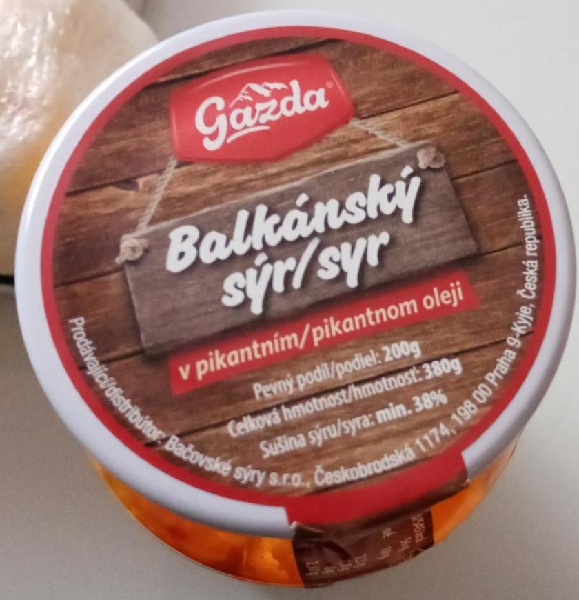 Fotografie - Balkánský sýr v pikantním oleji Gazda