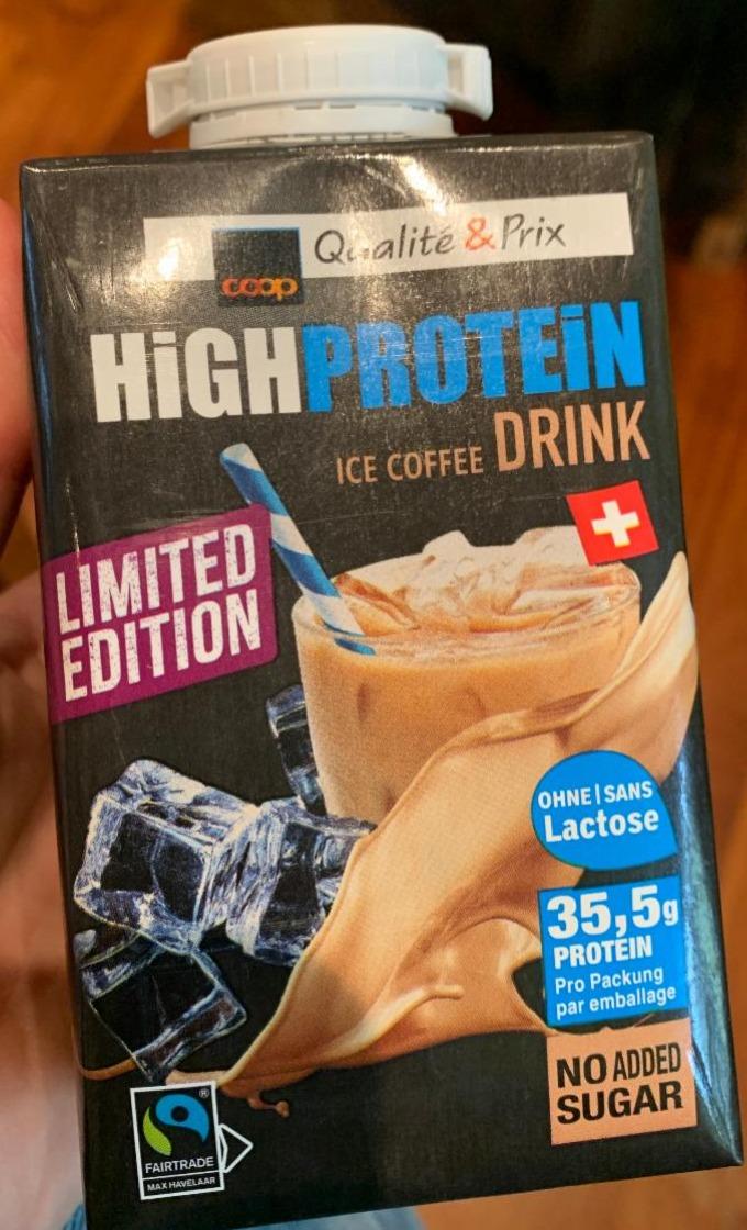 Fotografie - High Protein Ice Coffee Drink Coop Qualite & Prix