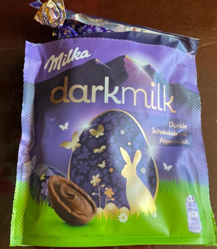 Fotografie - Dark Milk Dunkle Schokolade mit Alpenmilch Milka
