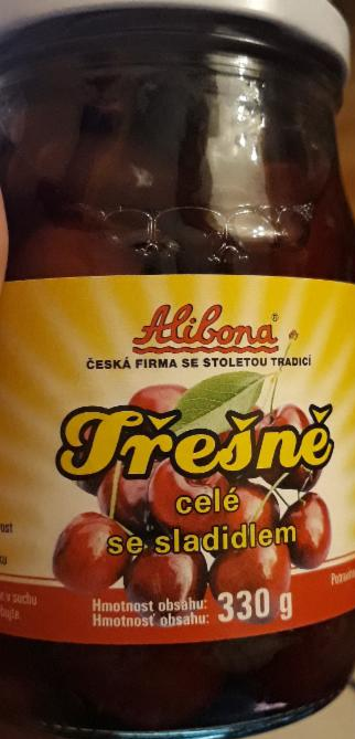 Fotografie - Třešně celé kompot se sladidlem Alibona