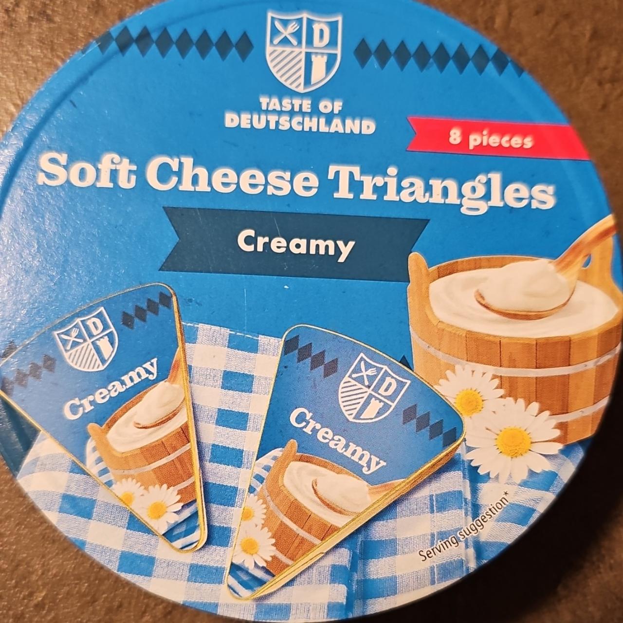 Fotografie - Soft Cheese Triangles Creamy Taste of Deutschland