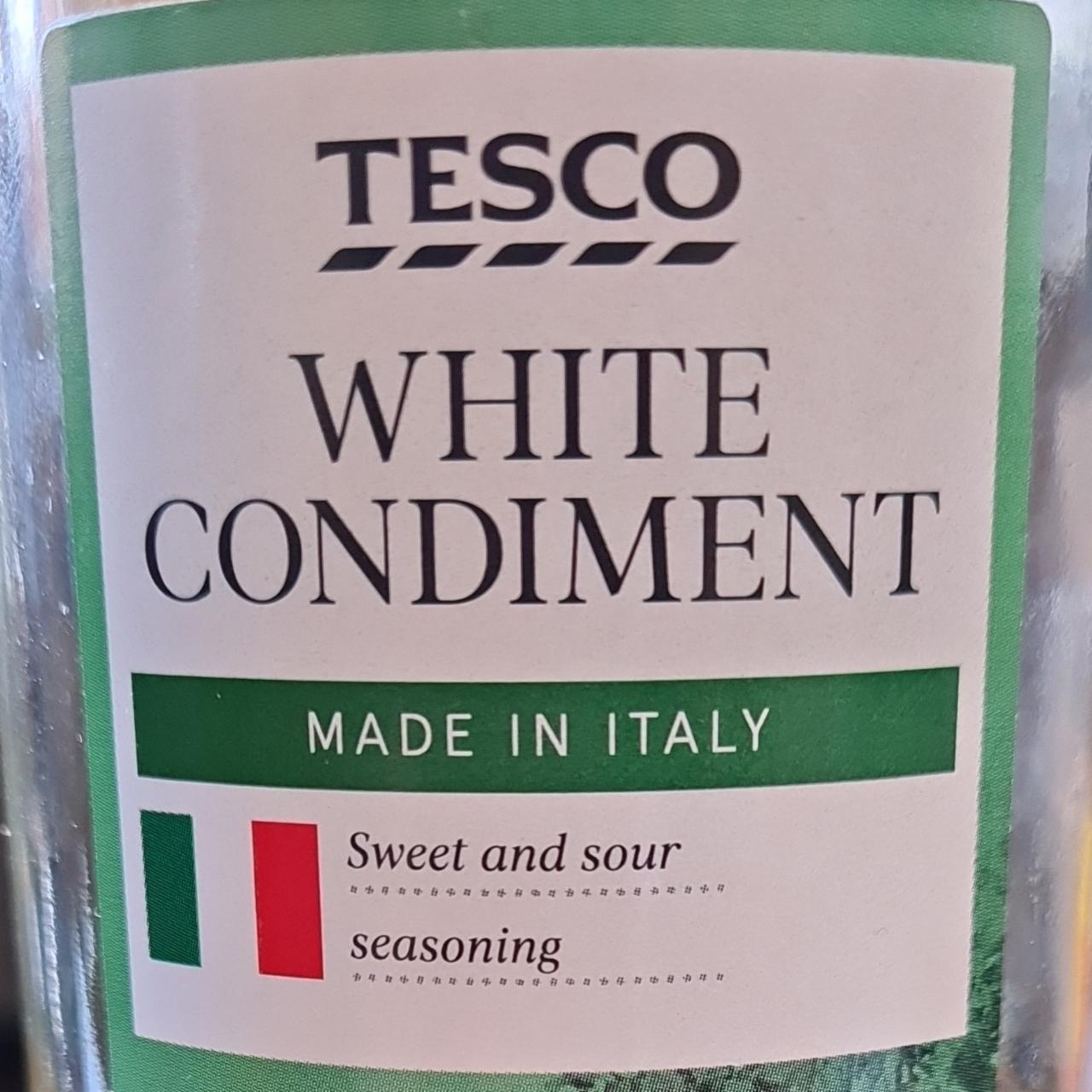 Fotografie - White condiment Tesco