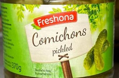 Fotografie - Pickled cornichons kořeněné Freshona