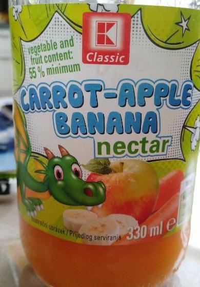Fotografie - carrot apple banana nectar K-Classic