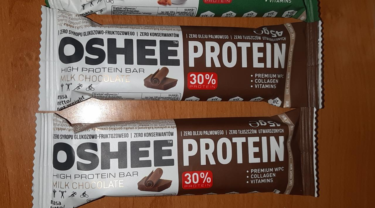 Fotografie - Oshee high protein bar chocolate