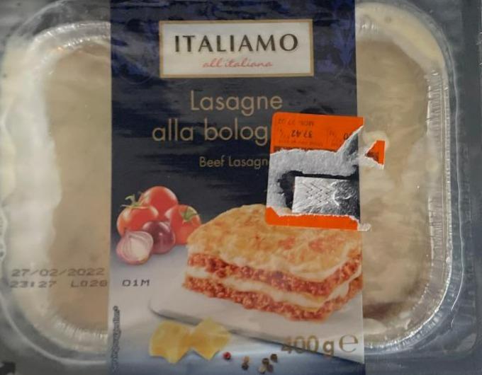 Fotografie - Lasagne alla bolognese hovězí Italiamo