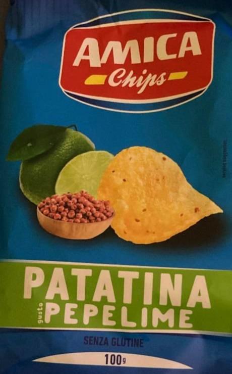 Fotografie - Chipsy patatina gusto pepelime Amica Chips