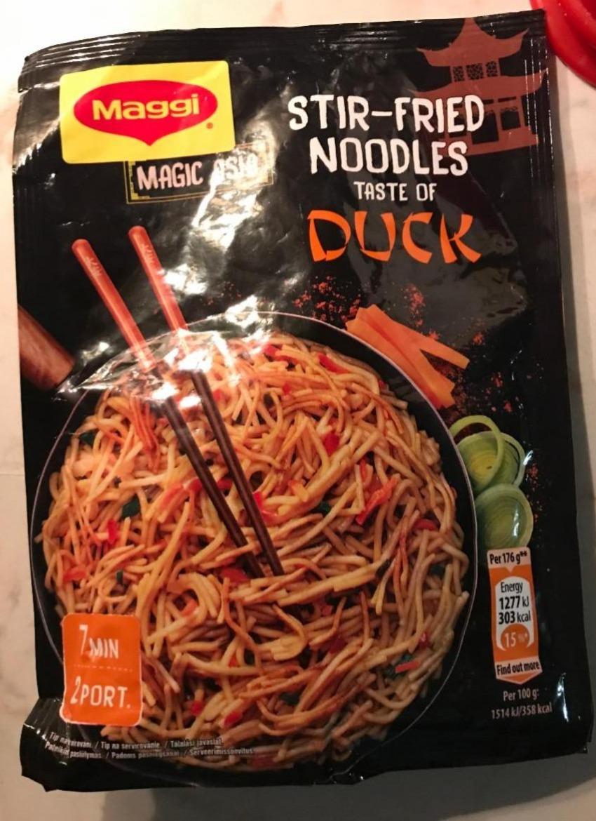 Fotografie - Stir fried Noodles Taste of duck Maggi