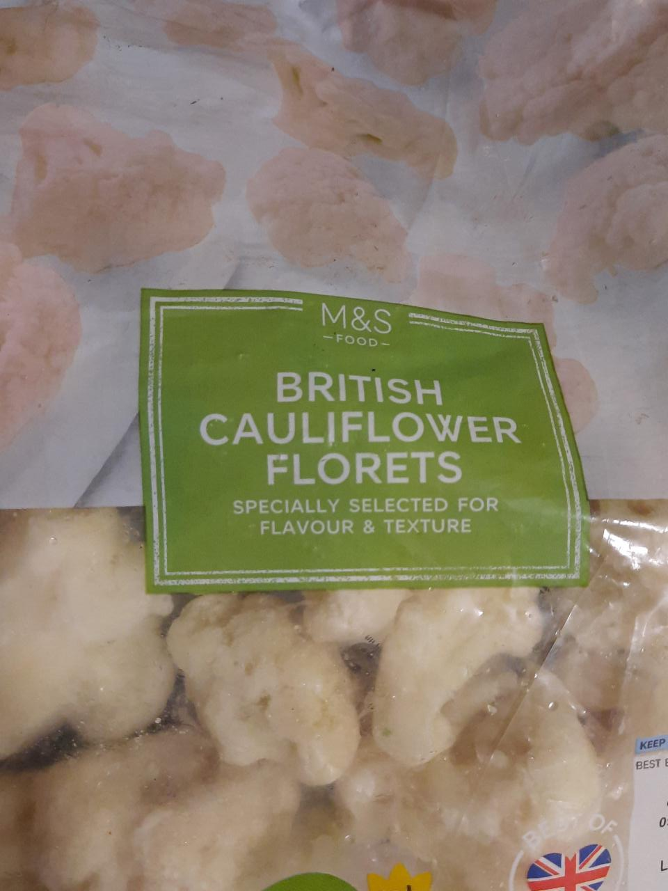 Fotografie - British Cauliflower Florets M&S Food