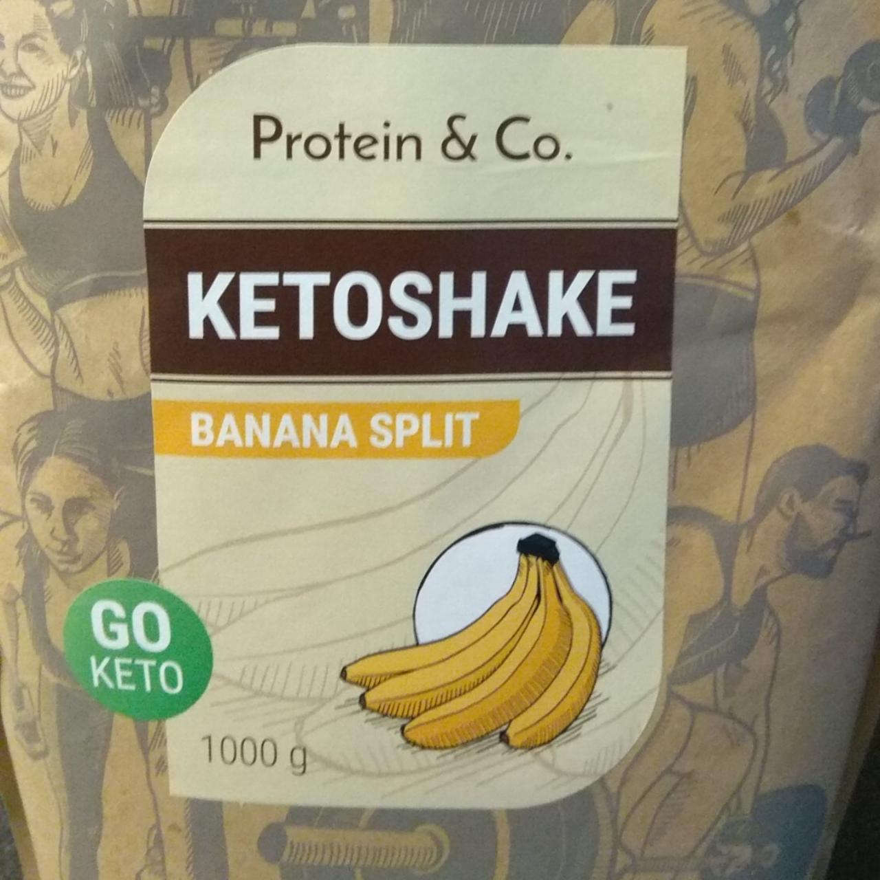 Fotografie - Ketoshake Banana Split Protein & Co.