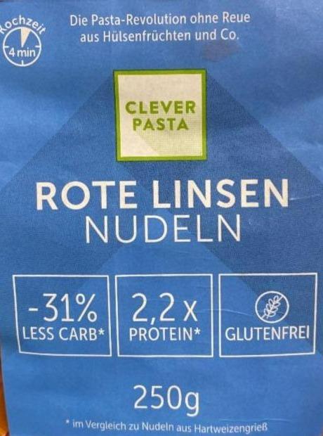 Fotografie - Rote Linsen Nudeln Clever pasta