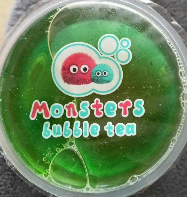 Fotografie - monsters bubble tea zelené jablko
