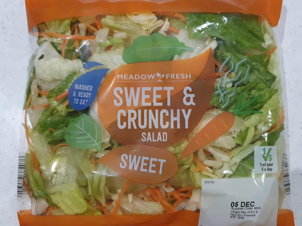 Fotografie - Sweet & Crunchy salad Meadow fresh Lidl