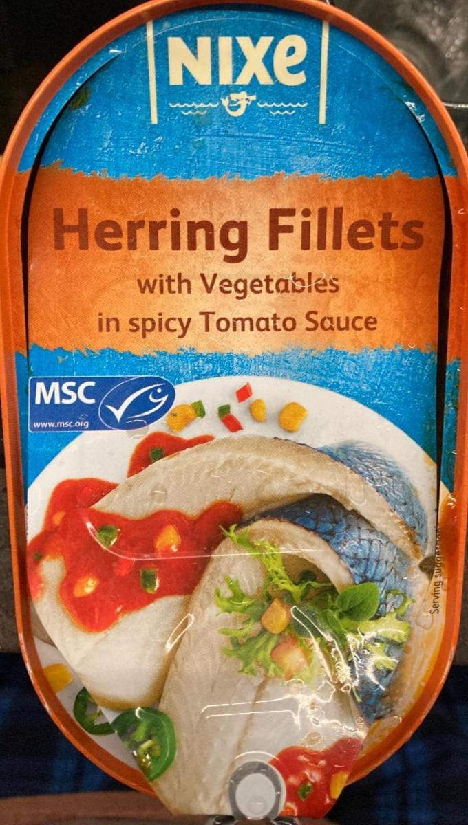 Fotografie - Herring fillets with vegetables in spicy tomato sauce