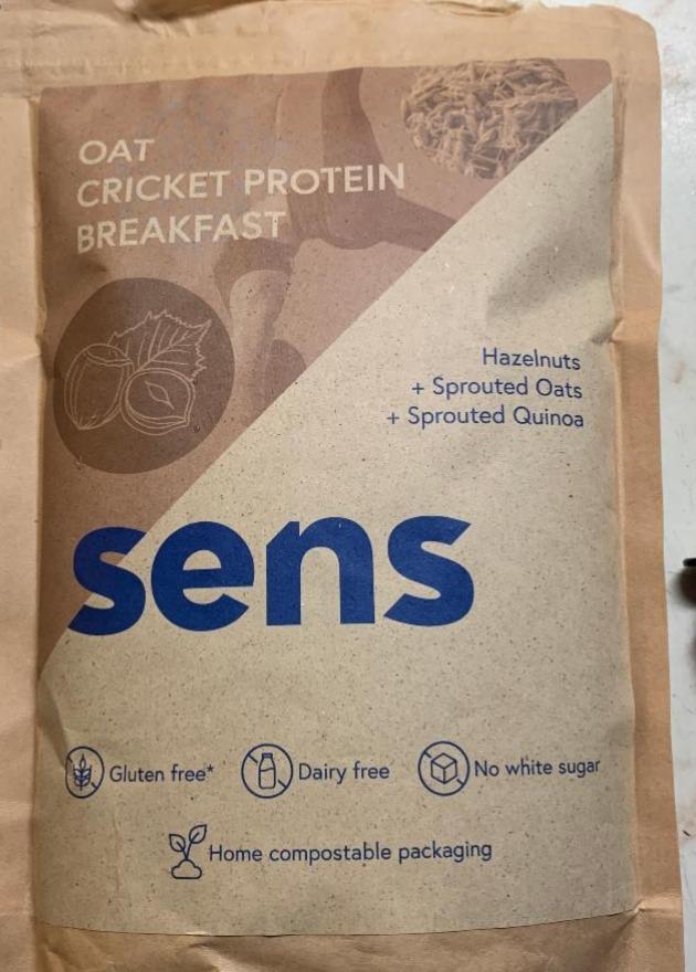 Fotografie - Oat cricket protein breakfast Hazelnuts Sens