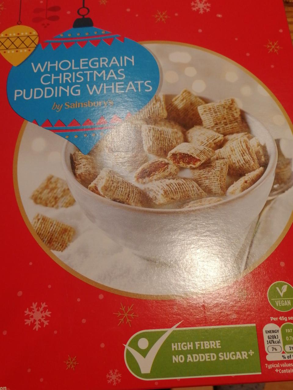 Fotografie - Wholegrain Christmas Pudding Wheats by Sainsbury's