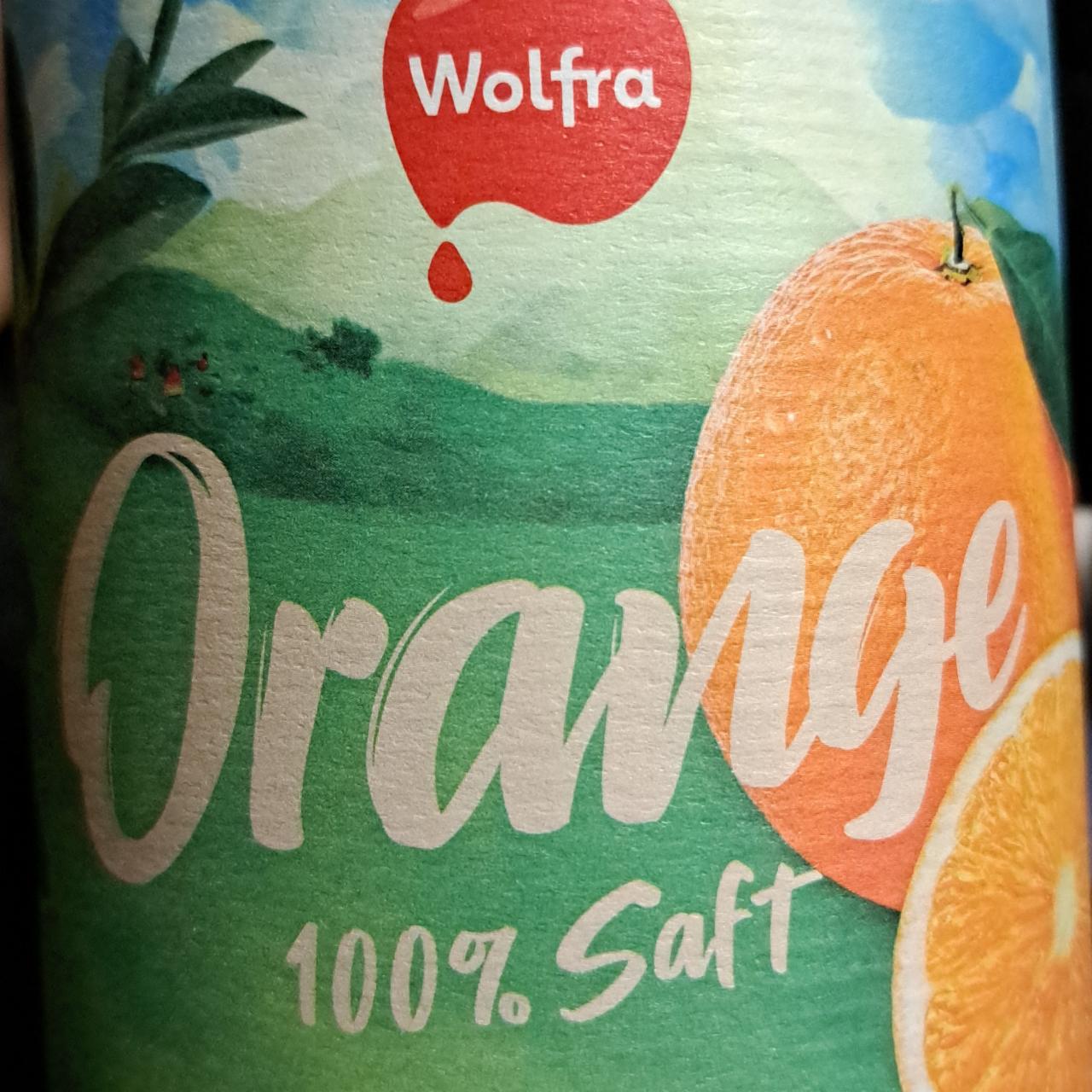 Fotografie - Orange 100%Saft Wolfra