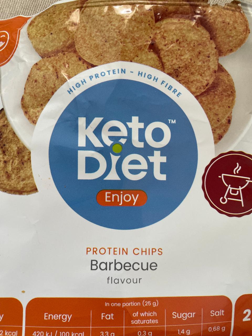 Fotografie - Protein Chips Barbecue KetoDiet