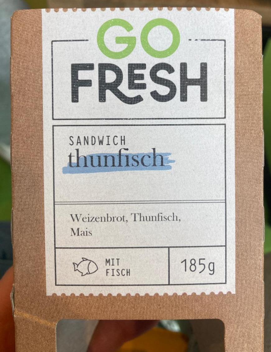 Fotografie - Thunfisch Sandwich Go Fresh