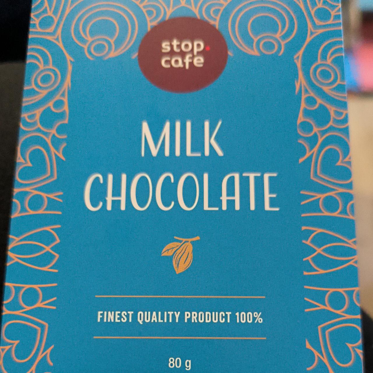 Fotografie - Mléčná čokoláda Stope cafe