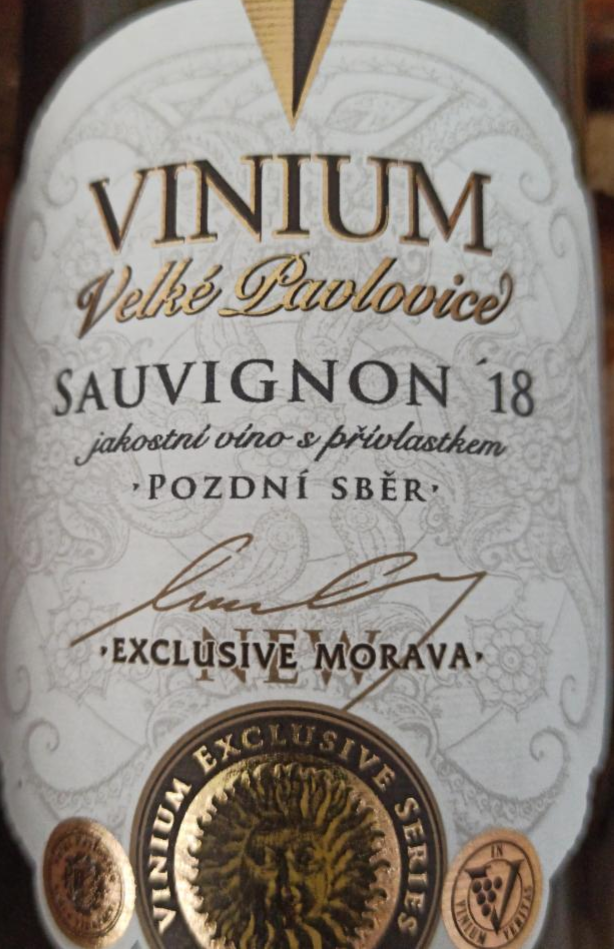Fotografie - Vinium Exclusive Moravia Sauvignon