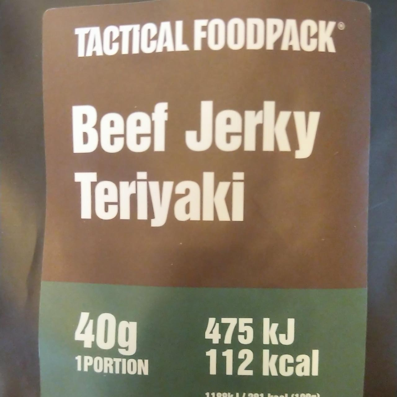 Fotografie - Beef Jerky Teriyaki Tactical Foodpack
