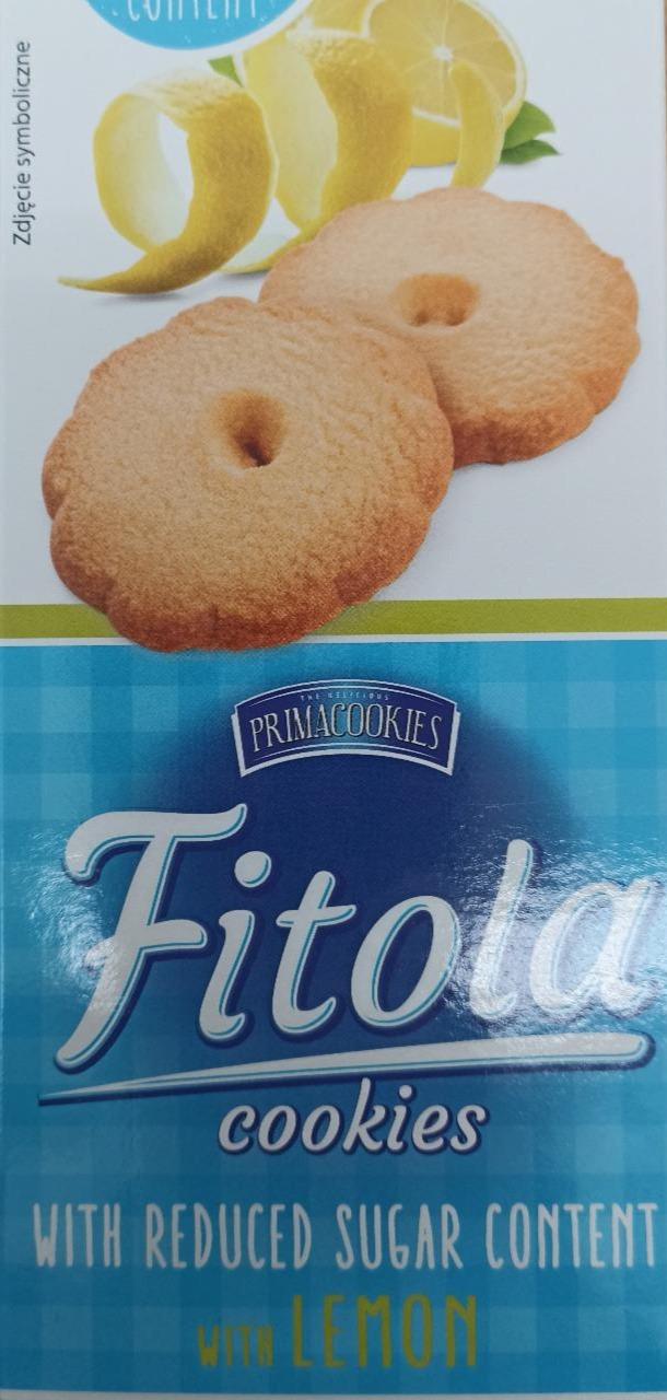 Fotografie - Fitola cookies with reduced sugar content with lemon Primacookies