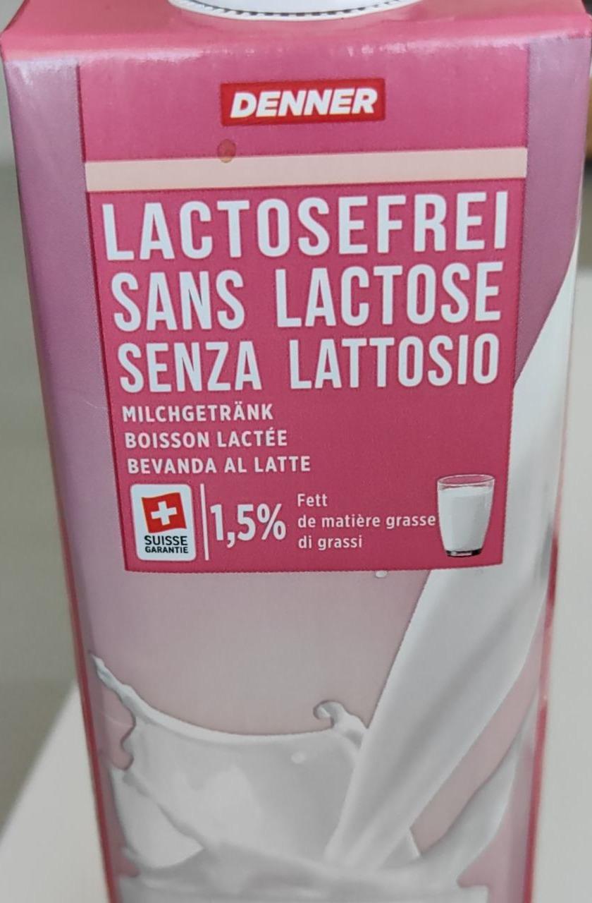 Fotografie - Lactosefrei Milchgetränk 1,5% Fett Denner
