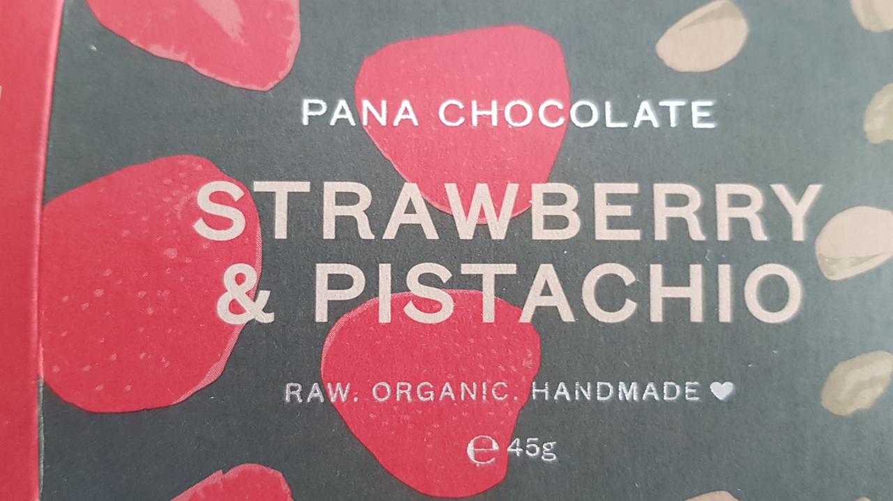 Fotografie - Pana Chocolate Strawberry & Pistachio