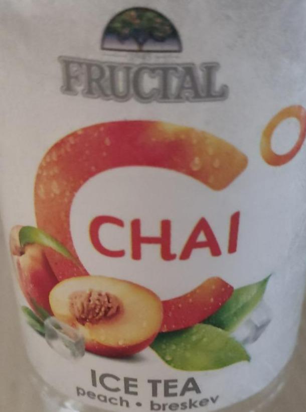 Fotografie - Chai ICE Tea broskev Fructal