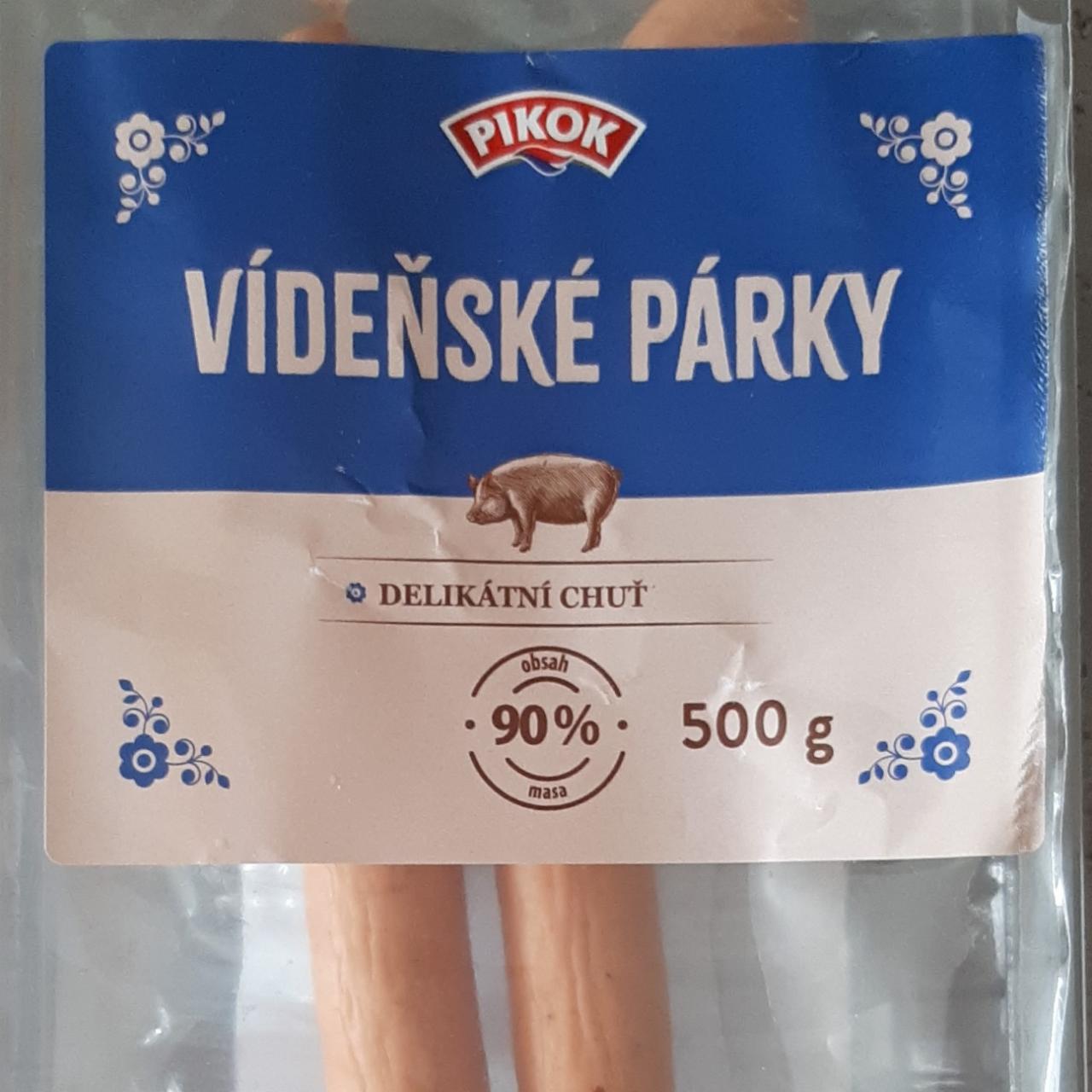 Fotografie - Vídeňské párky 90% masa Pikok