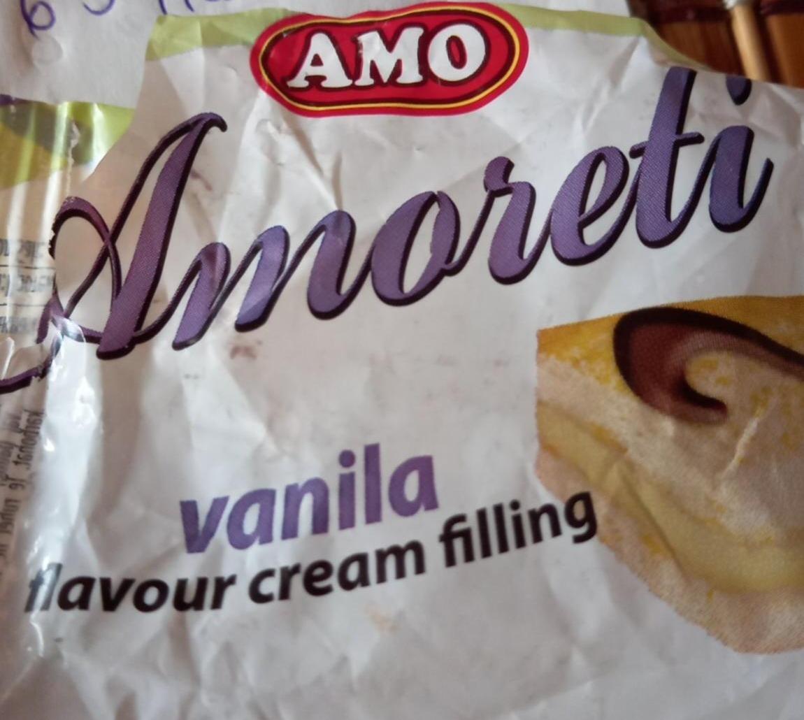 Fotografie - Amoreti vanila flavour cream filling Amo