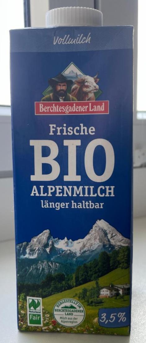 Fotografie - Frische Bio AlpenMilch 3,5% Berchtesgadener Land