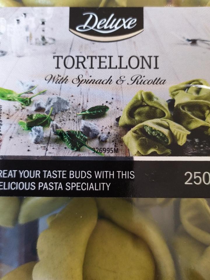 Fotografie - Tortelloni with Spinach & Ricotta Deluxe