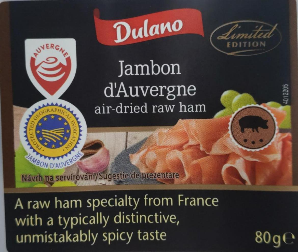 Fotografie - Jambon d'Auvergne air-dried raw ham Dulano